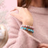 Strawberry Confetti | Deluxe Crystal Kikiballa Bracelet